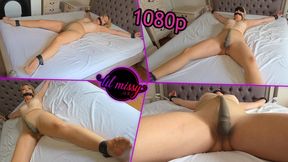 Spreadeagle Vibed In Pantyhose 1080p