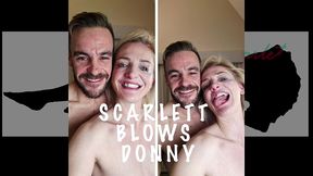 see scarlett swallow donny s massive dick