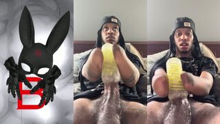 BionicXXXBunny's solo jerk off session is a must-do for fans of his homemade video