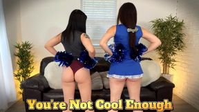 You're Not Cool Enough ft. Jasmin Jai 4k | Goth girl Ditria goes to tryouts for the cheer team, but captain Jasmin isn't having it! Ditria certainly doesn't look like a cheerleader, nor is she cool enough to be one!