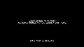 KARISMA KONVENSHON WITH A BUTTPLUG