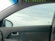 Showing that ginger dick off to truckers
