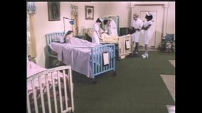 Beautiful Horny Vintage MILF Nurse Sucks Doctor&#039;s Big Cock in a 69