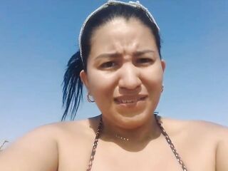 Lalin girl brunette hair sucks her stepdad's ramrod and masturbates during the time that this guy jerks his penis