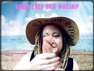 Hands free schlong worship Camp Sissy Boi version