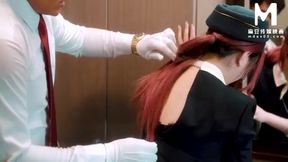 Flight Attendants' Secret Desires: Shen Nana's Tempting Adventures