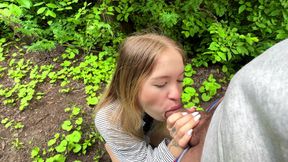 I Taught My Stepsister to Give a Blowjob Which I Cum in Her Mouth