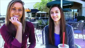 Kinky Beauties Kiss Passionately Topless Before Heated Action Begins