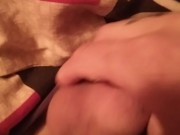 Мастурбация соло кончил в трусы I have a nice dick