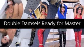 Scarlett Rose and Lauren Rice in Double Damsels Ready for Master MP4