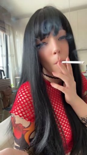 Sexy Succubus Smoker putting her spell on you (Full vid on my OnlyFans/ManyVids)