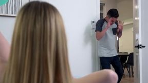 ”I caught my slutty stepsister touching herself & she wants me!! - Molly Little”