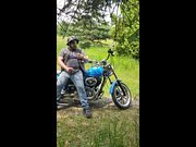 Cigar Smoking Biker Bate