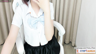 Shy Japanese on striptango com chat