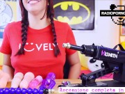 Dietro le quinte: ragazza italiana e la sua fuckmachine