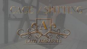 CAGE - Part 1  - Spitting Total lenghts 5:04 minutes  Käfig - Anspucken - Spucke - Spit - BDSM - Slave - Spit in the mouth - Spitting - Latex - Female Domination - Sadomaso  LADY AMRAPALI  Herrin Mistress Domina