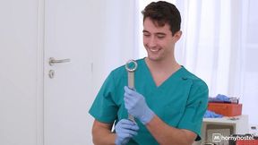 Nurses Have Anal Threesome And Creampie In The Break Room Part 1 With Athena Fleurs, Jimmy Bud And Eden Ivy