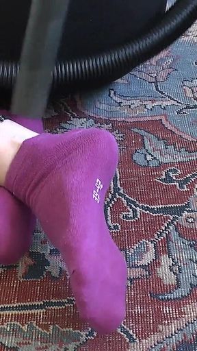 First, the Socks Are Vacuumed, Then Scrubbed, and Then Covered in Cum, POV, JOI, Lady Victoria Valente