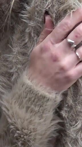 Fuzzy Sweater Changing Jerk off Encouragement