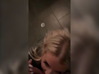 slutty gf screwed in public baths during valentines dinner, couldn’t expect!