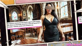 Hot Latina milf gives bj to her church bully