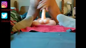 Stud Takes Giant Black Dildo Like a Pro – Loud Moans in Hot 12-Min Ride