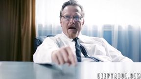 Naughty Alina Lopez gets her pussy drilled by a hung pervy Bishop