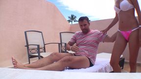 myGonzo.tv - BFvsGF: Titus Steel vs Jasmine Rouge ass spanking challenge