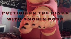 Putting On Toe Rings With Smokin Rose