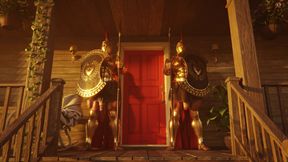 3D Babe Red Queen Riding Reverse Cowgirl Huge Horse Cock Sized Futa Hippolyta