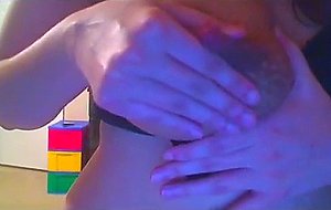 Pregnant white girl plays with herself