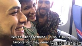 Latino jock tasting cock for the first time and loving it