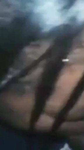 Sucking Licking Big Black Cock Outdoors Moaning Groaning