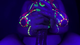 HENTAI TITFUCK CHALLENGE! Mind-blowing NEON COSMOTITS | LilyKoti