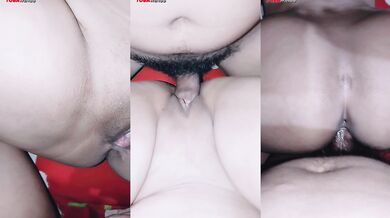 Indonesia babe gushes thick deep inside tight hijab driver doggystyle