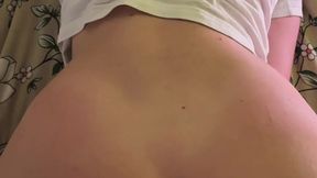 Teen beauty gets painful anal in homemade POV