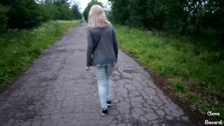 walk around the city with a vibrator on the remote control