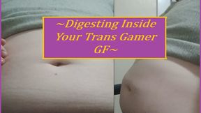Losing A Bet And Digesting Inside Your Trans Gamer Girlfriend~