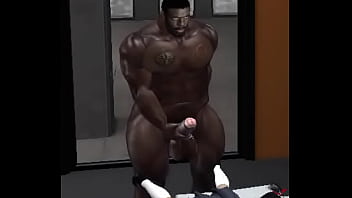 huge bull clinton mcdonald trains asian 18 yr old