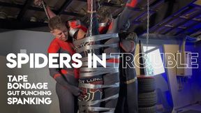 Spiders in Trouble (720p) - Gay Bondage - Gay Domination - Spanking - Duct Tape - Spiderman - BDSM