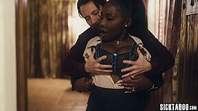 Horny Bbw teen 18+ Enjoyed Big White Penis After Blowjob