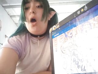 Pov: La Otaku de tu flia te descubre viendo Hentai!! ????