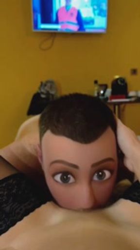 A coworker surprises me after work with some gorgeous lingerie