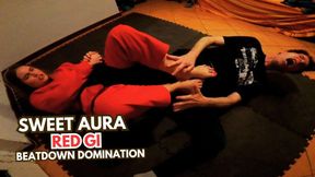 Sweet Aura red gi beatdown domination