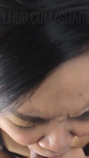 Sharinami Gets Fucked Hard and Creampied by Stranger She Met Online