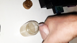 Creating A Jism Chalice / ten Geysers Of Jizm In My Jar!