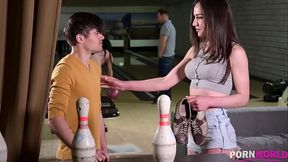 2 Lucky Guys at the Bowling Alley