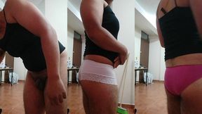 karolina probandose tangas parte 2