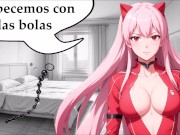 JOI Hentai Anal con Zero Two.