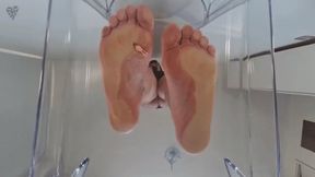 Teacher Shrunken by Student for Ass and Foot Domination